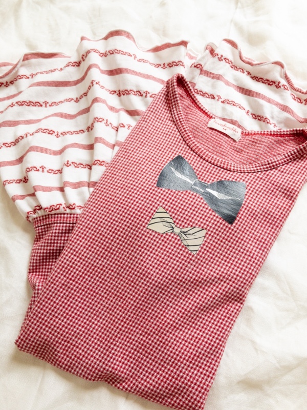 Tシャツの丈を足したリメイク