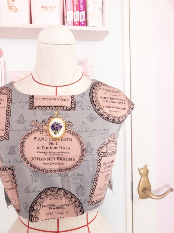 秋のワンピース作り