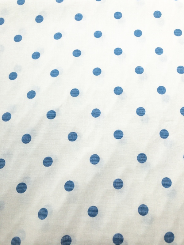 HARUで購入した水玉の生地