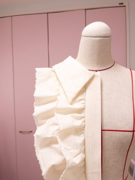 息子の反抗期手前パンツと私のブラウスの製図