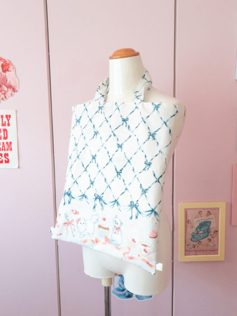 エプロンとお揃いのナップサック