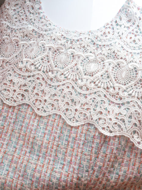 片付けとファスナー中縫い