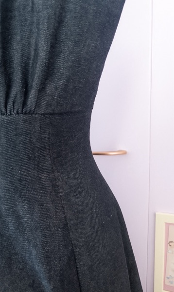 夏休みの余韻/デニムのワンピース