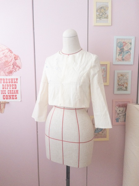 ジャケットのトワル