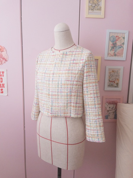 ジャケットの組み立て